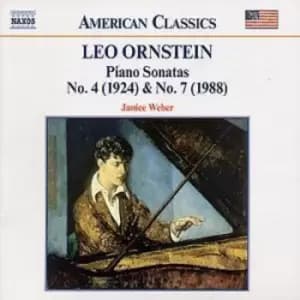 Leo Ornstein - Piano Sonatas Nos. 4 and 7 (Weber) CD Album - Used