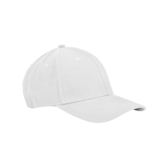 Beechfield Beechfield Men Classic Cotton 6 Panel Baseball Cap in White White One Size Male 5063527147653