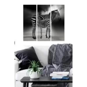 MDF847542 Multicolor Decorative MDF Painting (3 Pieces)