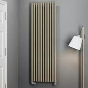 Mocha Horizontal Designer Radiator Oval Column Central Heating Rads 1800 x 590mm - Mocha