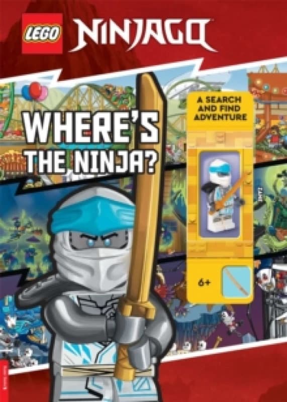 LEGO NINJAGO: Wheres the Ninja? A Search and Find Adventure (with Zane minifigure) Paperback / softback