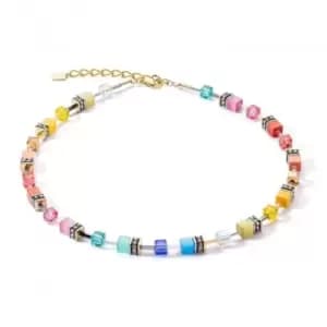 GeoCUBE Iconic Classic Multicolour Gold Necklace 2838/10-1521