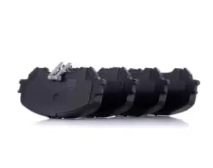 FEBI BILSTEIN Brake pad set 116266 Brake pads,Brake pad set, disc brake RENAULT,NISSAN,Kadjar (HA_, HL_),Qashqai II (J11, J11_),X-TRAIL (T32)