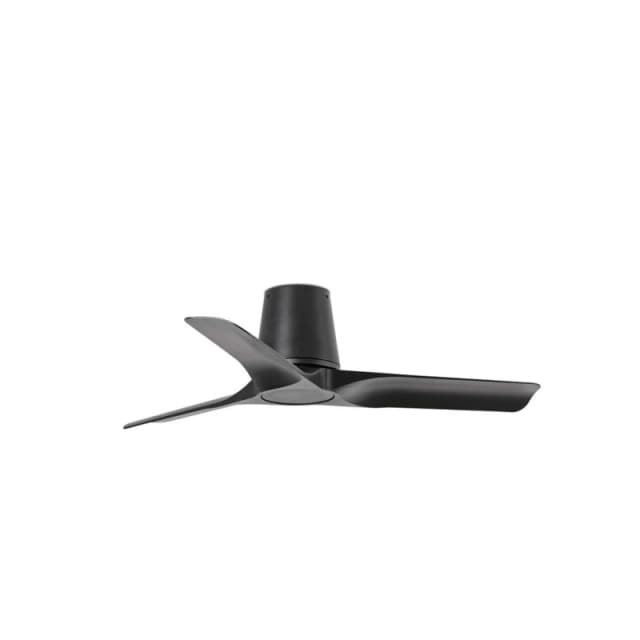Netlighting Hey Tube Small 3 Blade Ceiling Fan Matt Black Unisex