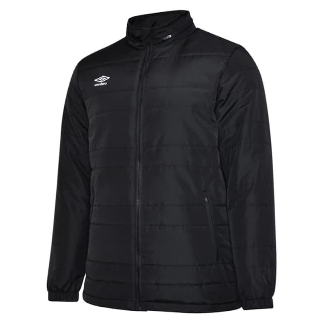Umbro Umbro Men Club Essential Bench Jacket in Black Size: Small Black S Male 5063300944967