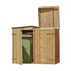 Woodshaw Double Wheelie Bin Store