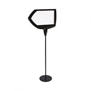 Bi Office Octogonal Safety Floor Sign Magnetic Drywipe Black