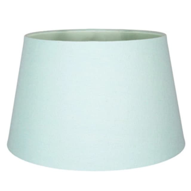 Happy Homewares Traditional 30Cm Duck Egg Linen Fabric Drum Table/pendant Lampshade 60W Maximum