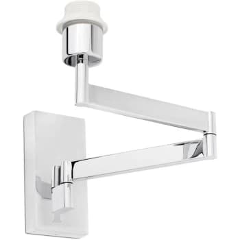 Faro Artis - 1 Light Indoor Adjustable Wall Lamp Chrome - Shade Not Included, E27
