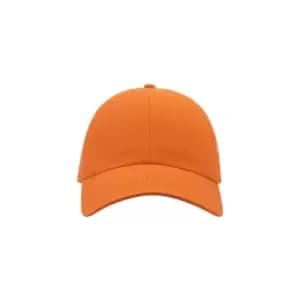 Atlantis Action 6 Panel Chino Baseball Cap (Pack of 2) (One Size) (Orange)
