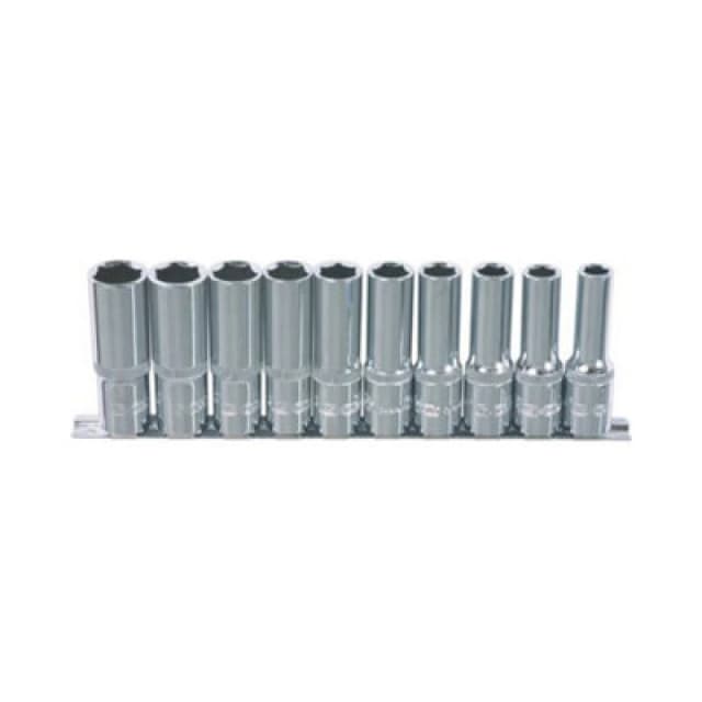 Mehr 1/4" Chrome Plus Socket Set Deep Qty 1 Set Ks Tools