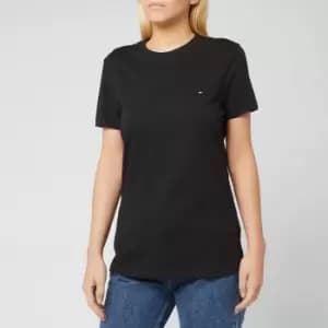 Tommy Hilfiger Womens Heritage Crew Neck T-Shirt - Masters Black - M
