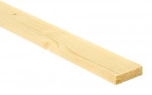 Wickes Whitewood PSE 12 x 44 x 2400mm Single