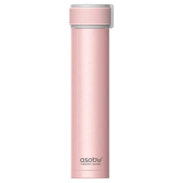 asobu Skinny Mini Ultimate Flask 230ml Pink Pink
