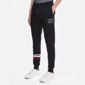 Tommy Hilfiger Striped Cotton-Jersey Jogging Bottoms - XL