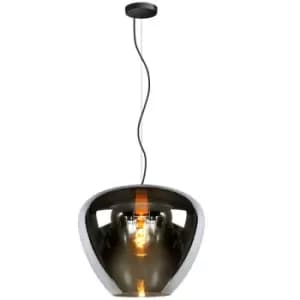 Lucide SOUFIAN - Pendant Light - Ø40cm - 1xE27 - Smoke Grey