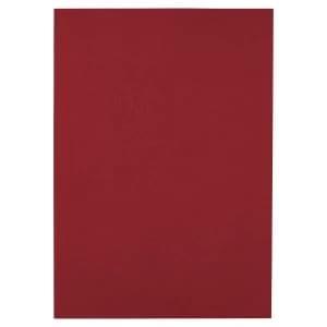GBC CE040030 Leathergrain A4 Cover Dark Red 100pk