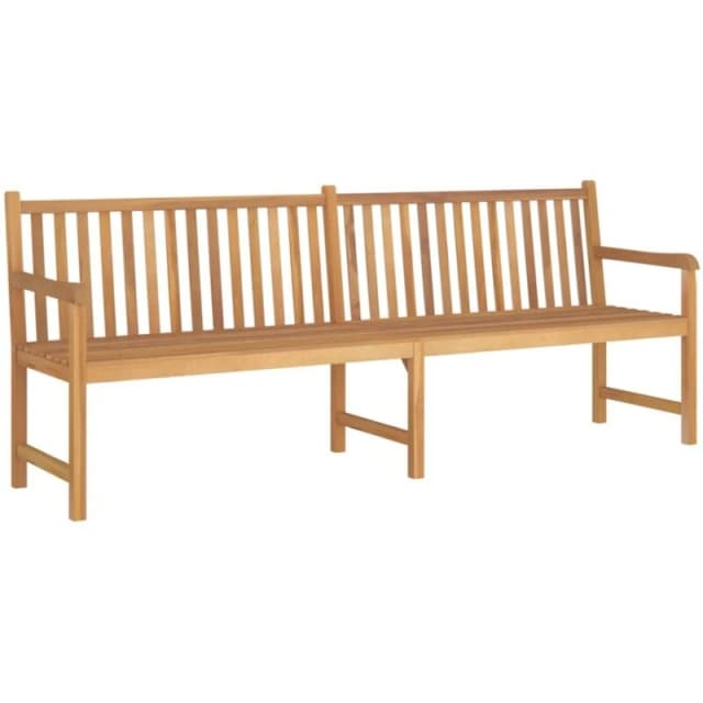 VIDAXL Garden Bench 228cm Solid Teak Wood Vidaxl 8720286597354