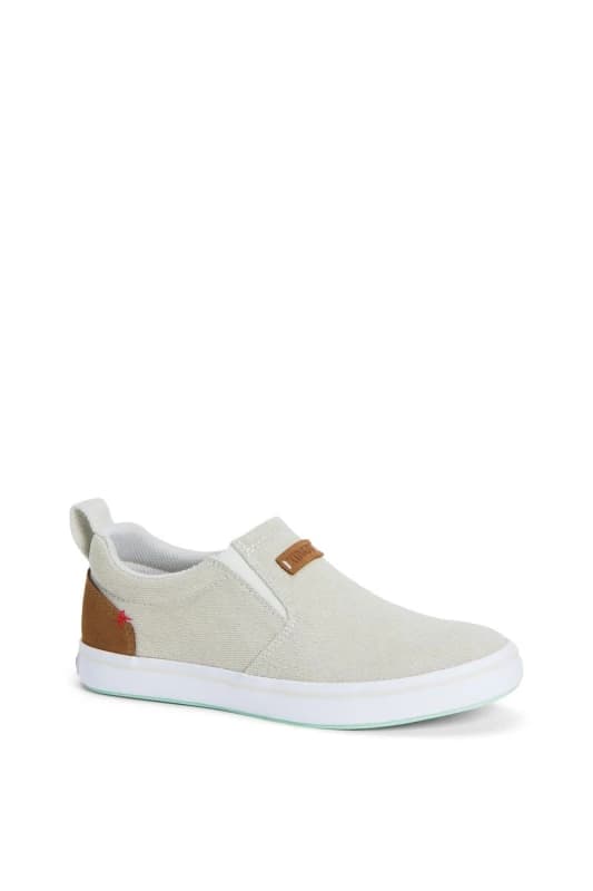 Xtratuf Sharkbyte Canvas Deck Shoe - Cream Cream 5