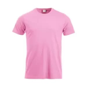 Clique Mens New Classic T-Shirt (L) (Bright Pink)