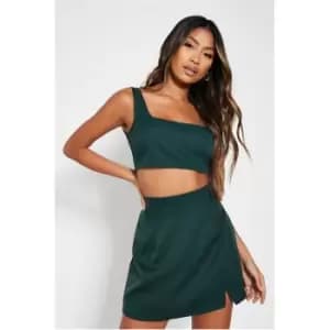 I Saw It First Woven Tailored Skort - Green