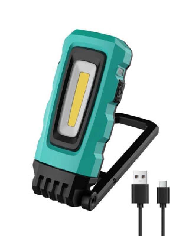 Koolite 4-Way LED Inspection Light, Waterproof, Rechargeable Work Light, Portable With Magnetic Stand And Clip