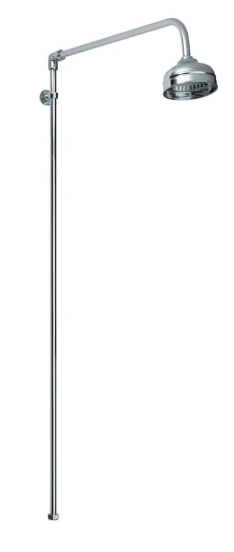 Balterley Rigid Riser Shower Kit with Swivel Spout Chrome Silver