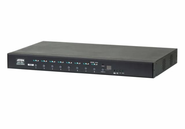 Aten ATEN 1U AV 16A 8 Outlet Switched Bank Metered PDU + Free Eco PDU Manager Software PE6208AV