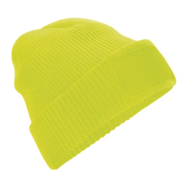 Beechfield Beechfield Men Thinsulate Printer Beanie in Yellow Yellow One Size Male 5059444495250
