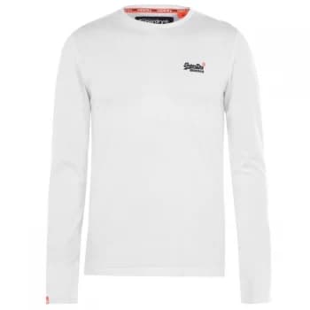 Superdry Mens Orange Label Vintage Embroidery Top - Optic White - XXL