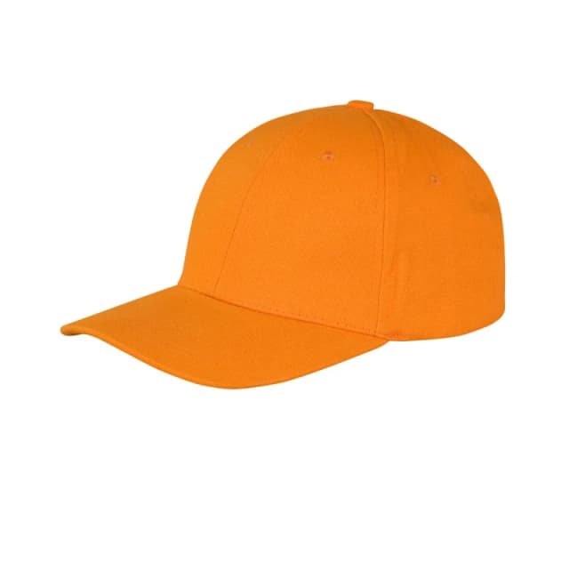 Result Result Men Core Memphis 6 Panel Baseball Cap in Orange Orange One Size Male 5054171452088