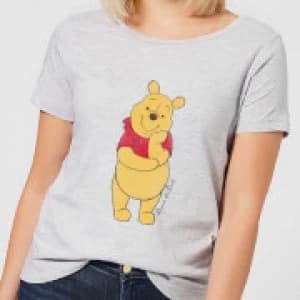 Disney Winnie The Pooh Classic Womens T-Shirt - Grey - L