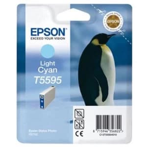 Epson Penguin T5595 Light Cyan Ink Cartridge