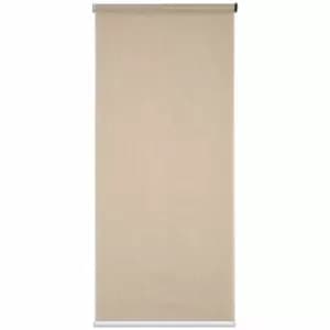 HOMCOM WiFi Smart Roller Blinds Uv Privacy Protection With Rechargeable Battery Brown 80Cm X 180Cm