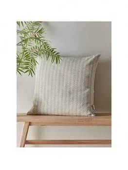 Cox & Cox Herringbone Cotton Cushion