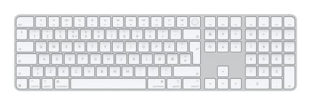 Apple Apple Magic keyboard Universal USB + Bluetooth QWERTY Norwegian White MXK73H/A