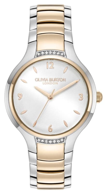 Olivia Burton 24000211 Classic Lea Crystal (34mm) Silver- Watch