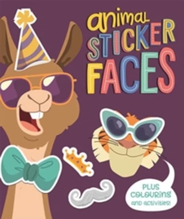 Animal Sticker Faces Paperback / softback
