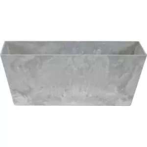 Ivyline Stone Ella Balcony Trough 37cm - Grey