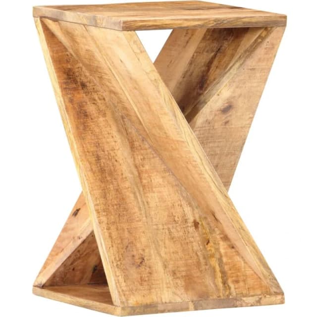 VIDAXL Side Table 35x35x55cm Solid Mango Wood Vidaxl 8719883803142