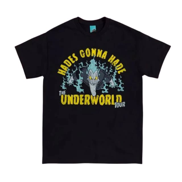 Hercules Mens Underworld Tour Hades T-Shirt in Black Size: Medium Black Male M
