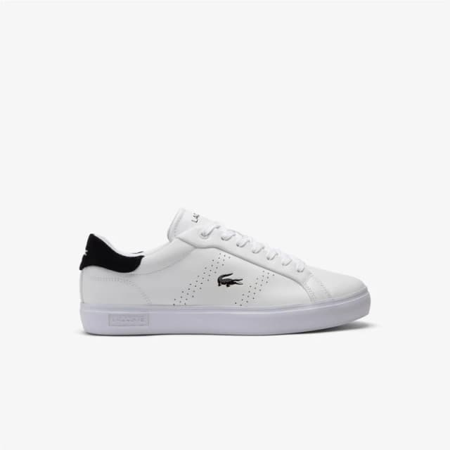 Lacoste Powercourt 2.0 Trainers White Black male UK 7.5