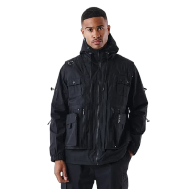 Project X Paris 3-in-1 technical hooded jacket Project X Paris Kalash Noir Male L
