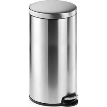 Durable 340323 340323 Waste paper basket 30 l (Ø x H) 290 mm x 655mm Stainless steel Silver