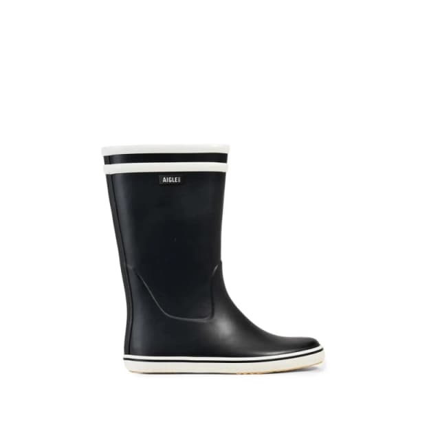 Aigle Malouine 2 Calf Boots Navy/White Women 36 (3.5);37 (4);38 (5);39 (5.5 to 6);41 (7)