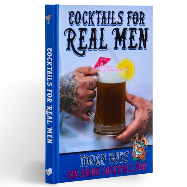 Boxer Gifts Cocktails For Real Men Gift Book - Novelty Gift Multi unisex One size