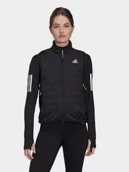adidas X-City Padded Running Vest, Black, Size XS, Women