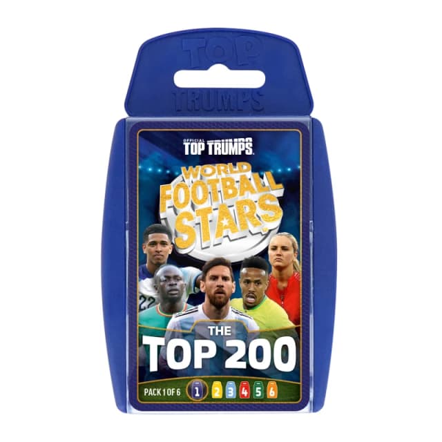 World Football Stars Top 200 Top Trumps Card - Pack 1