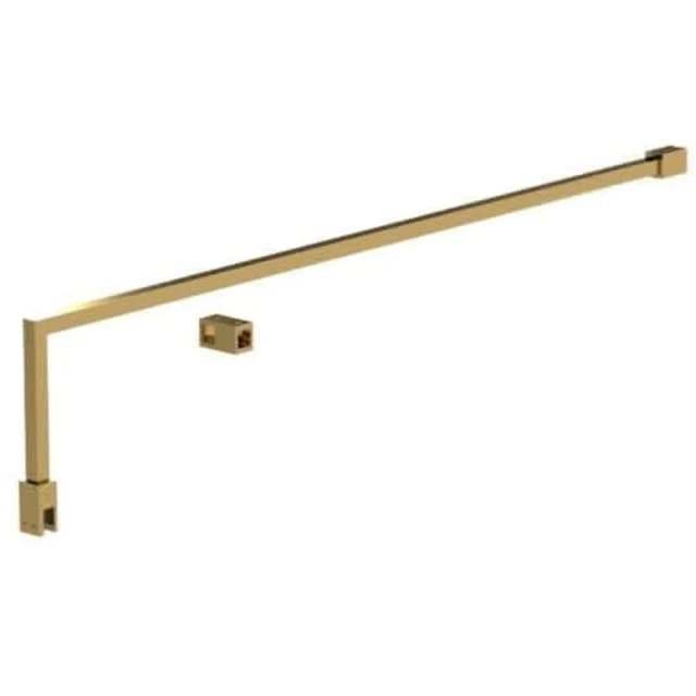NUIE Nuie - Brushed Brass 1000mm Square Shower Screen Support Bar - FIX025 FIX025