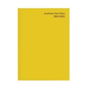Academic Diary Week To View A5 Yellow 2023-2024 KF3A5AYL23 KF3A5AYL23